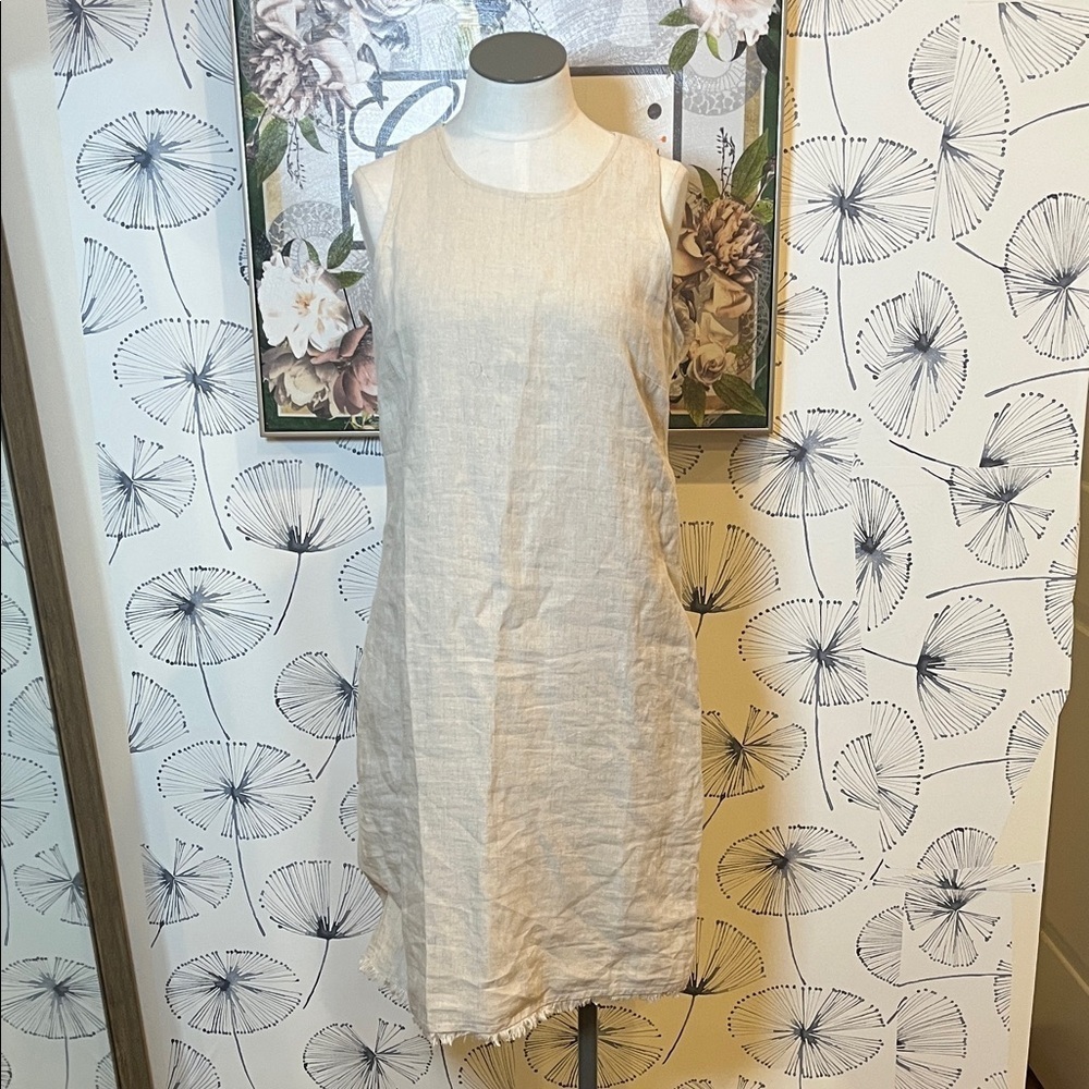 Tommy Bahama S/P Sleeveless Beige Dress